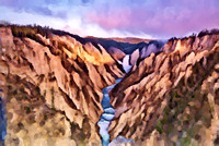 Yellowstone Falls II, YNP OA